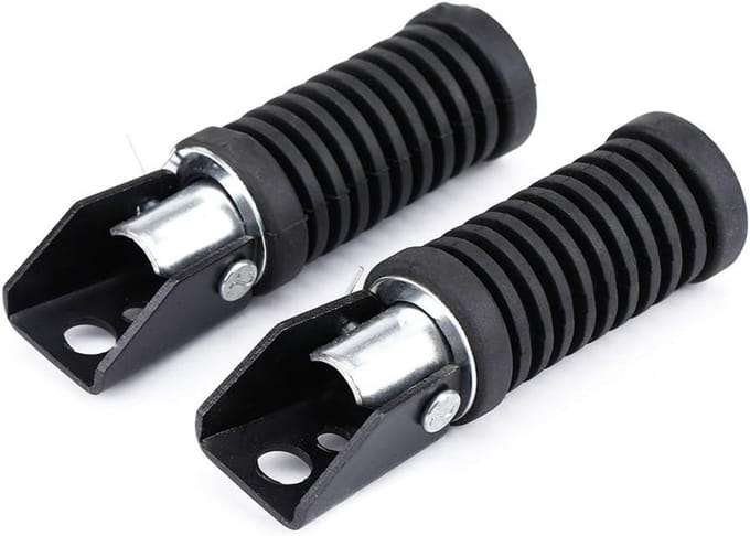 Set van 2 Rubberen Achterste Voetsteunen voor Motorfiets, Antislip Grip Covers