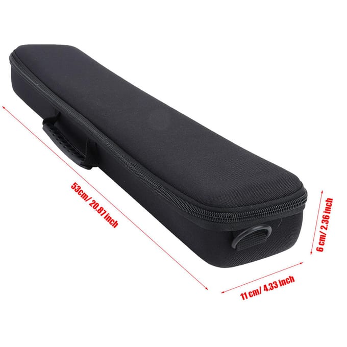 Sac de transport de bagages de mallette de rangement de moulinet de canne à pêche étanche EVA Portable extérieur black