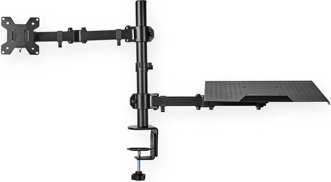 Nedis Monitorbeugel voor Bureaus - Notebook - 1 Scherm - 15 - 32 " - 75x75 / 100x100 - Interactief