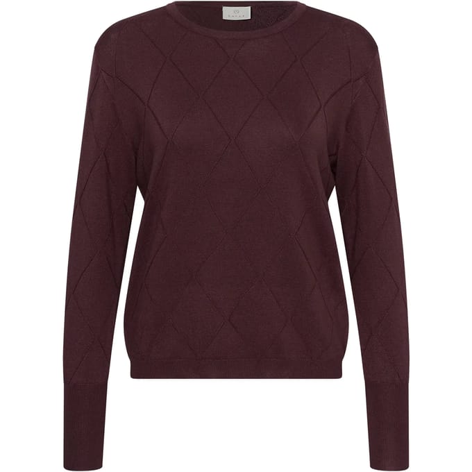 Damestrui met lange mouwen KAFFE Lizza Argyle