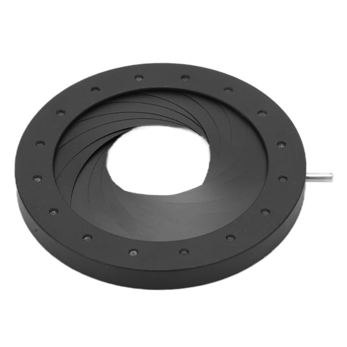 SK44 Diaphragme à Iris 2-44mm Module Optique Robuste Diaphragme d'Ouverture Variable Manuel Industriel black