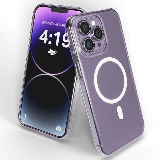 My Case Transparant Hoesje – Geschikt voor iPhone 14 Pro Max - Geschikt voor MagSafe – Slank, Sterk en Shock proof