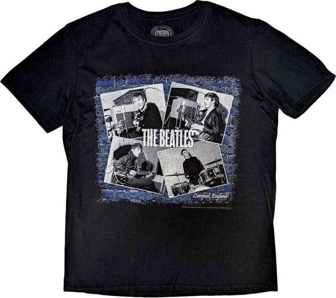 The Beatles - At The Cavern Heren T-shirt - L - Zwart