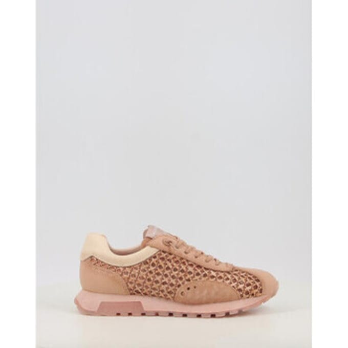 Hispanitas RHV264741 C001 Sneakers Beige Leer en Mesh Dames - Beige - 38