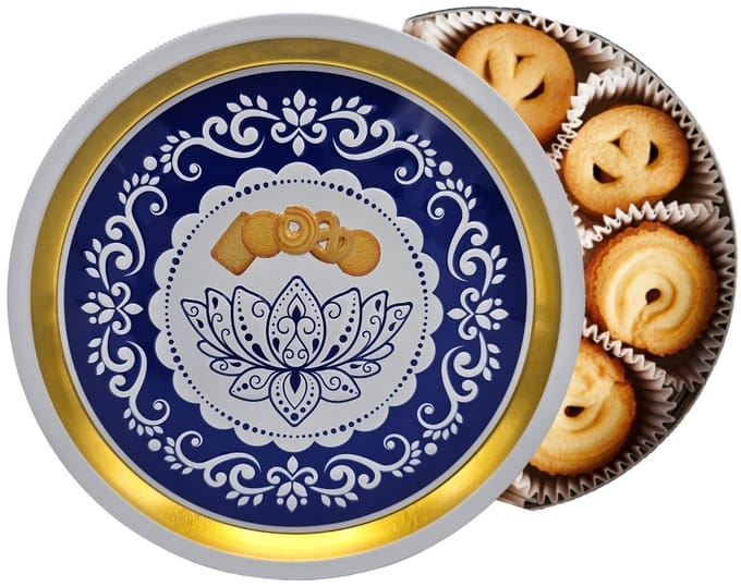 Beckys - Koffiekoekjes - botersmaak - Rond Blik - Lotusbloem - Halal