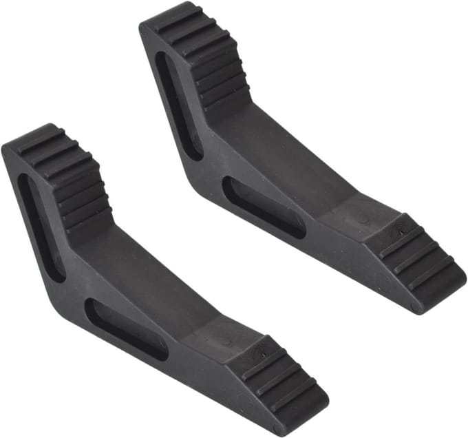 Set van 2 Rubberen Deurwiggen - Antislip, Botsingsbestendig en Geschikt voor Alle Vloeren