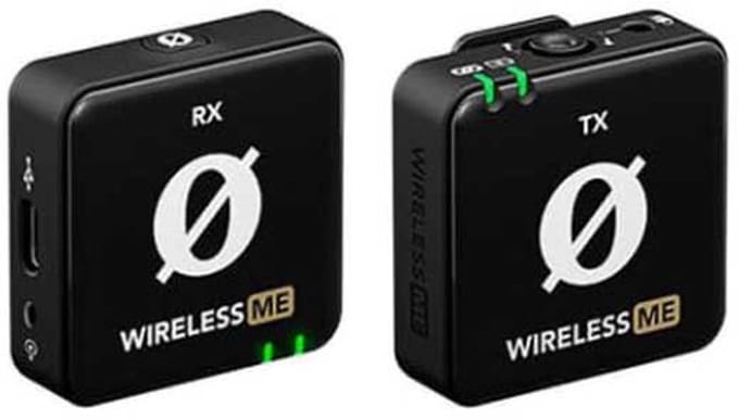 Dasspeld Microfoonset Rode Wireless ME Zendmethode:Radiografisch, Analoog, Digitaal Incl. kabel, Incl. windkap, Incl. tas