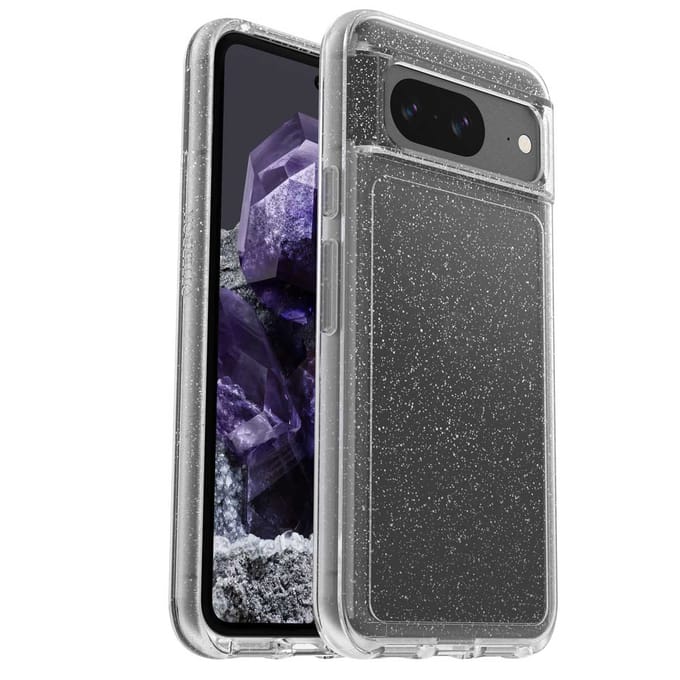 OtterBox Symmetry Google Pixel 8 Hoesje Back Cover Glitter Transparant