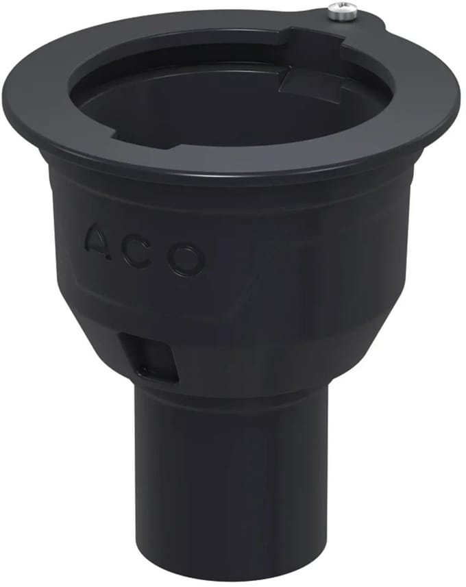 Aco Afvoerlich.200x170mm DN70, 90° met geprimerde keerrand