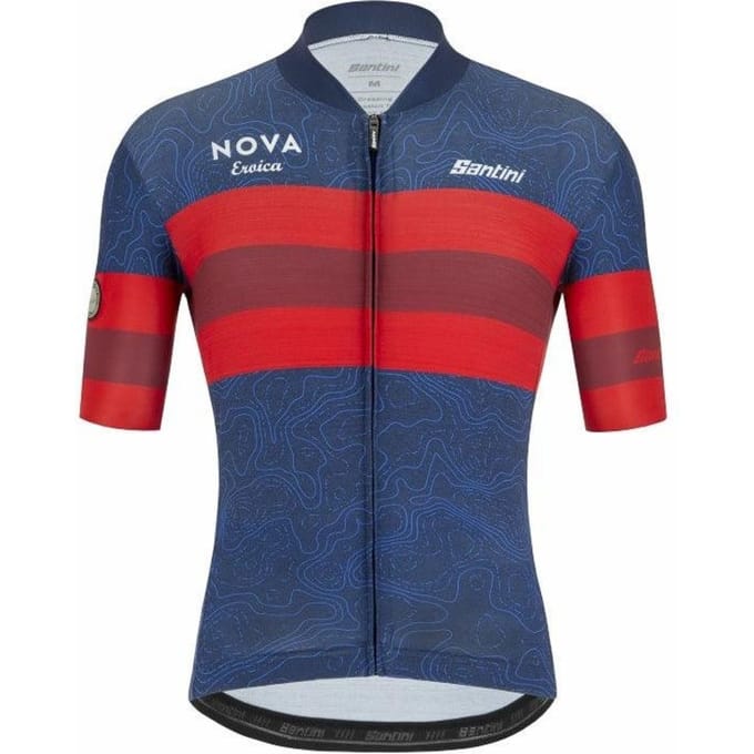 Santini Arte Technische Fietstrui, Heren Nautica Fietstrui red