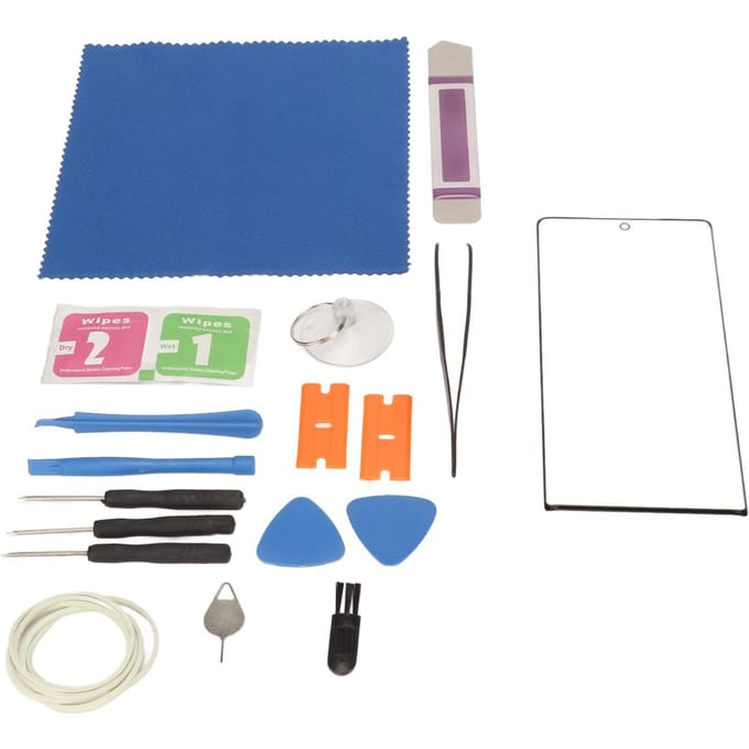 Vervanging Glas Buitenscherm voor Samsung Galaxy Note 10 Zwart blue