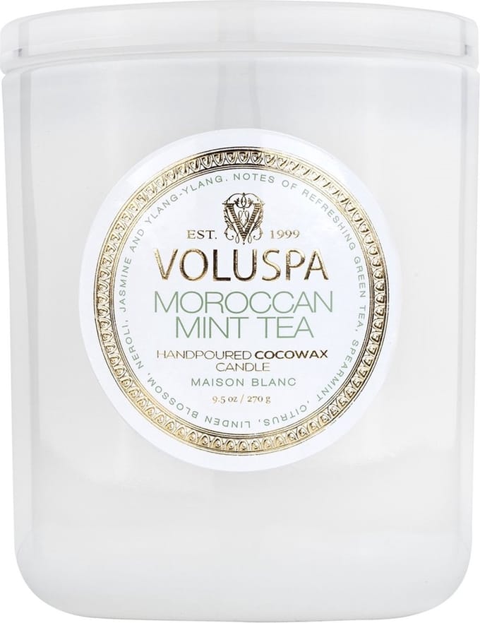 Voluspa Geurkaars Maison Blanc Moroccan Mint Tea Classic Candle 270gr