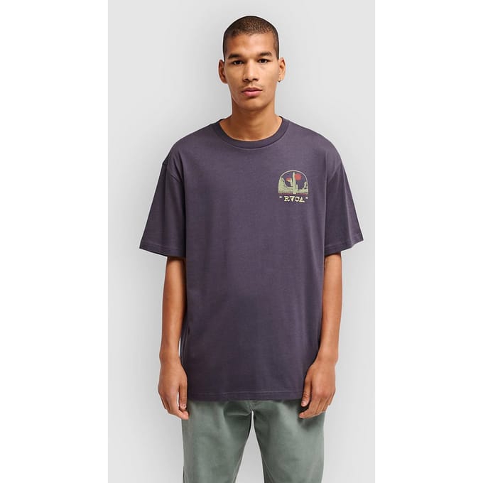 RVCA Saguaro Canyon T-Shirt blauw