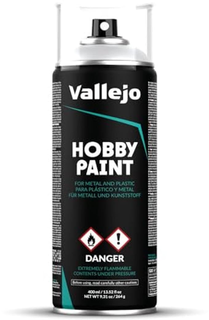 Grijze Voorlakspray 400 ml voor Miniaturen