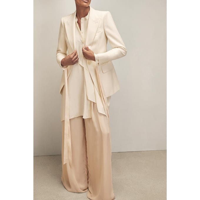 Reiss Tux Blazer White Taglia: 6 | Blazers Outlet | Donna | Bianco
