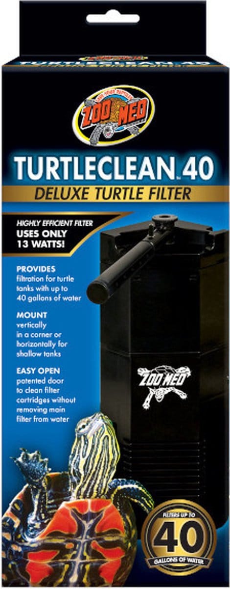 Zoo Med Deluxe schildpadfilter 40 | intern filter voor paludaria en aquaria tot 151 liter