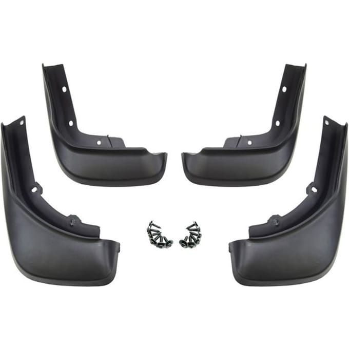 Spatlappen - NORM - Volvo XC60 2014-2017 - 4 stuks - Duurzaam - Perfecte pasvorm zwart