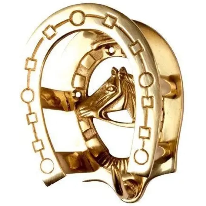 Porte bridon in messing HKM