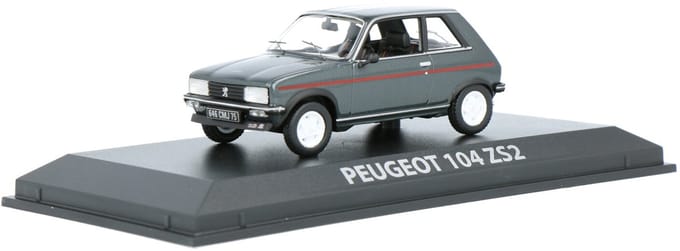 Peugeot 104 ZS2 1979 Vulcain Grijs Model 1/43 Norev