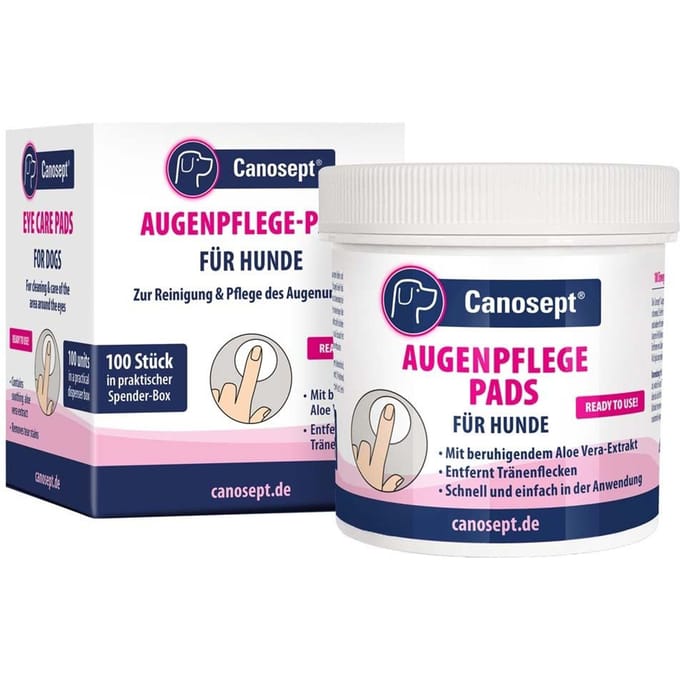 Canosept oogverzorging pads 2 x 100 stuks voor honden