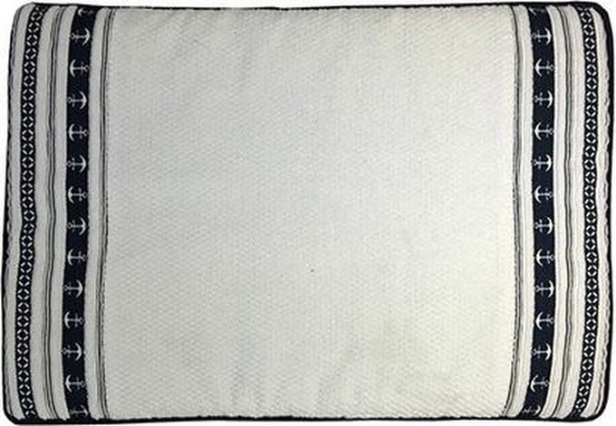 Marine Business Santorini witte Anker anti-slip Badmat 60 x 45 cm