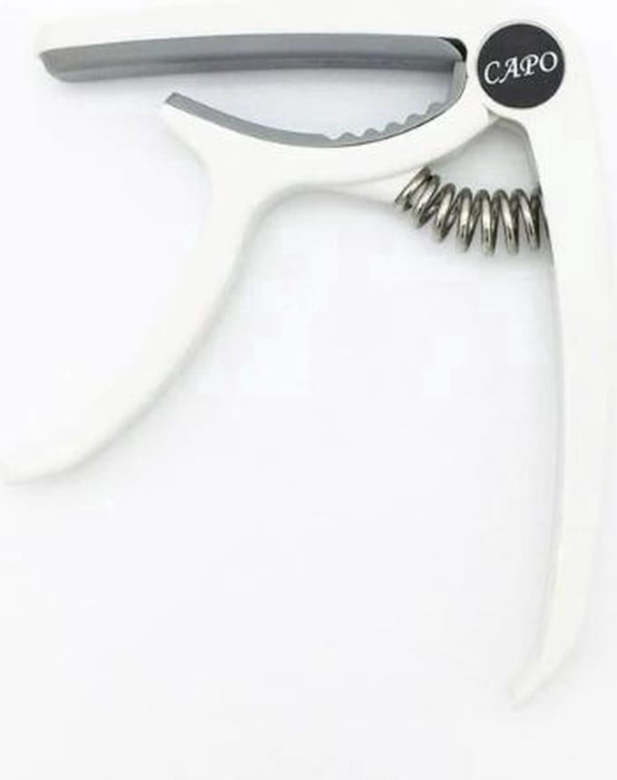 New Age Devi - Plastic Gitaar Capo - Wit