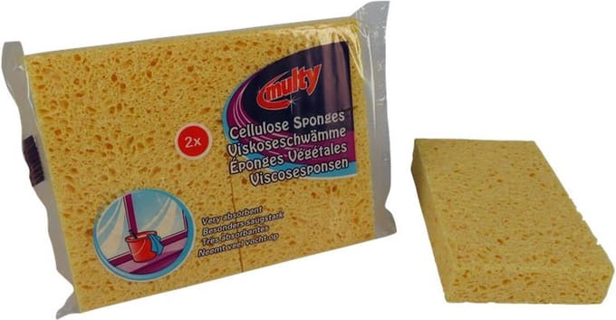 Multy Viscose Huishoudsponsen pak a 2 stuks