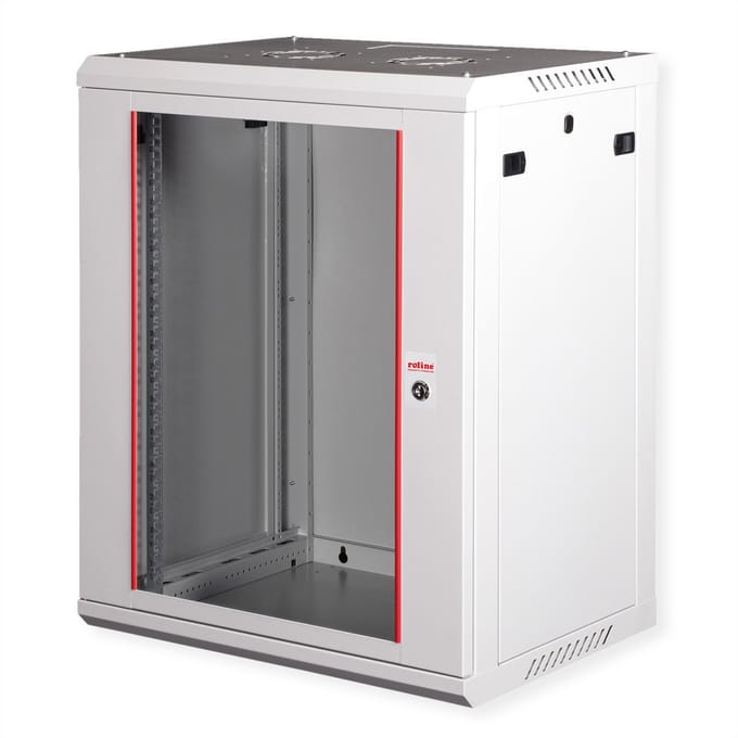 ROLINE 19” wandbehuizing Basic Plus 18U, 600x450 BxT grijs