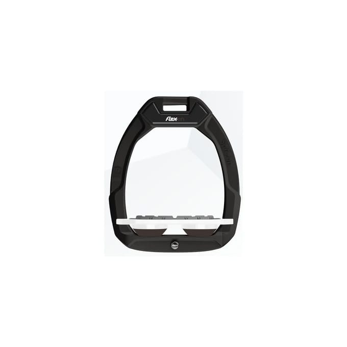 Veiligheidsstijgbeugels Plat Grip Zwart/Wit/Bruin Flex-On Safe-On