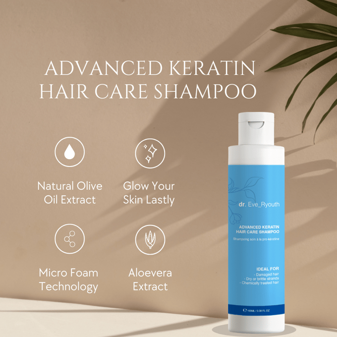 ErthSkin London Geavanceerde Keratine Haarverzorging Shampoo 100
