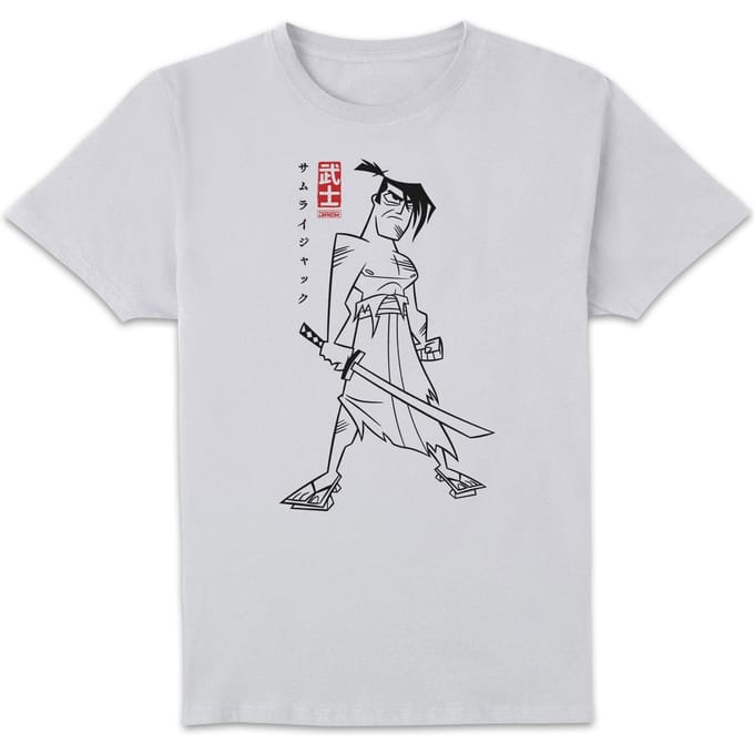 Samurai Jack Kanji Men's T-Shirt - White - S