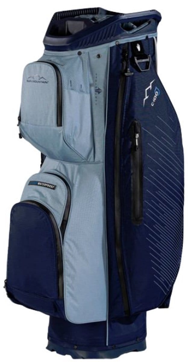 Sun Mountain C-100 Cartbag Waterdicht Navy Ash Platinum