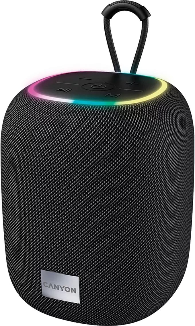 Canyon BSP-8 - Bluetooth Speaker - 10W - RGB Verlichting - Zwart