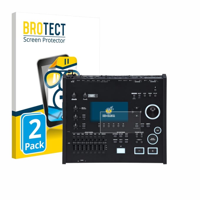 BROTECT - Screenprotector voor Roland V71 - Folie Beschermfolie transparant 2 Stuks