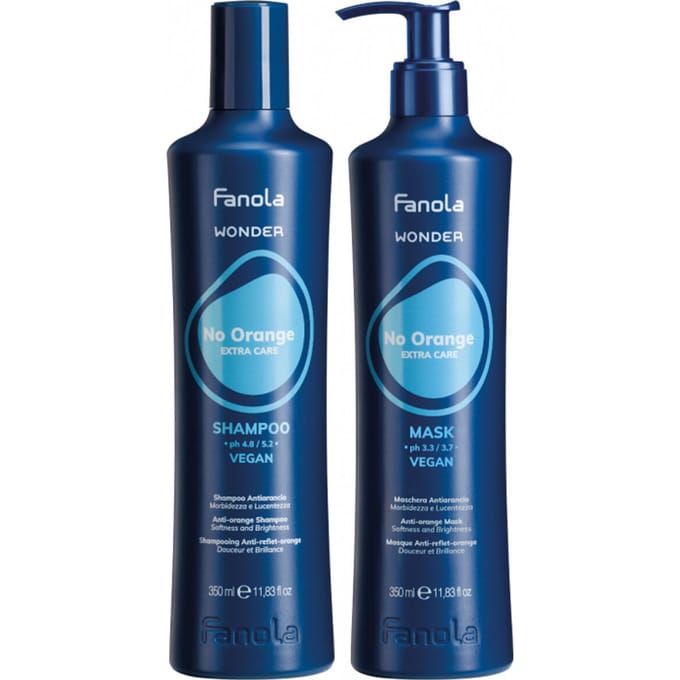 Fanola Wonder No Orange Shampoo 350ml + Masker 350ml