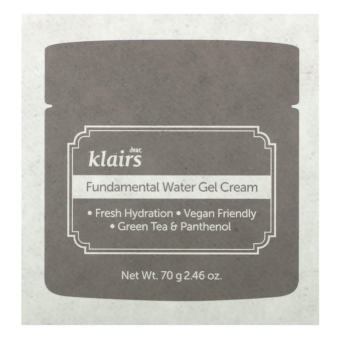 Cher, Klairs, Crème Gel Hydratante Fondamentale, 2,46 oz (70 g) beige