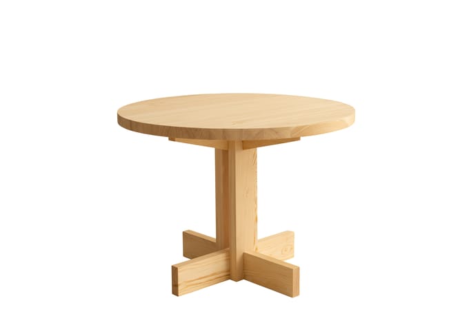 Vaarnii - 001 Eettafel rond - bruin
