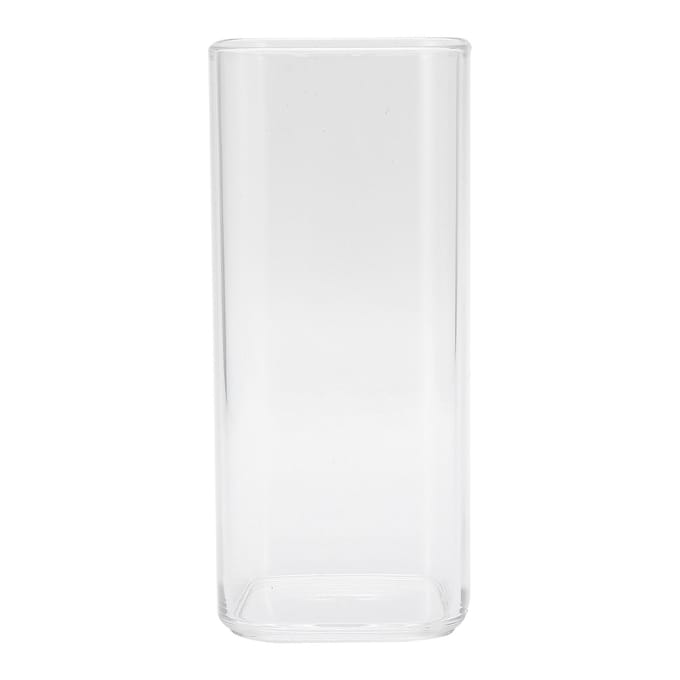 250ml Vierkante Beker Innovatieve Herbruikbare Thee Sap Koffie Mok Drinkware Keukenaccessoire Transparant transparant