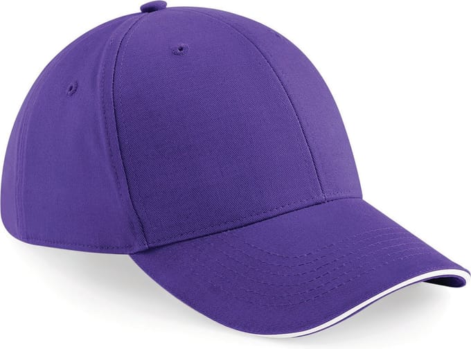 Beechfield Pet Athleisure met 6 panelen B20 - Purple / White - One size