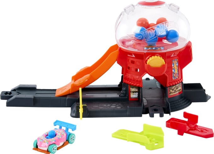 Hot Wheels City Centrum Snoepautomaat speelset Voertuigen