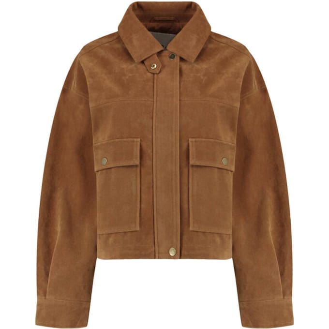 Harper & Yve Inda-ja Jassen Dames - Winterjas - Bruin - Maat M