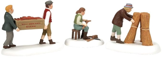 Harvesting Progress - 3 Piece Figurines - Dickens Village