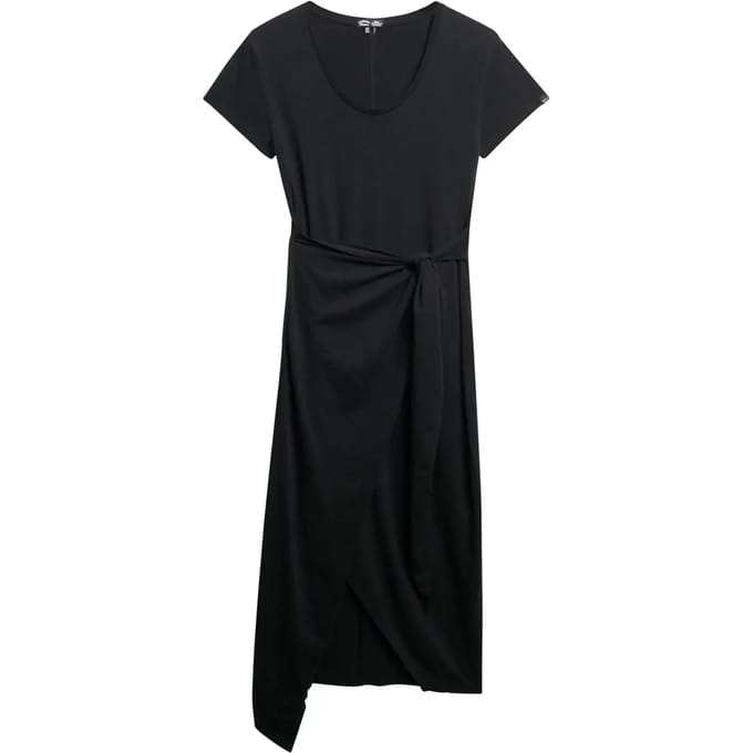 Superdry SLUB MIDI WRAP DRESS Dames Jurk
