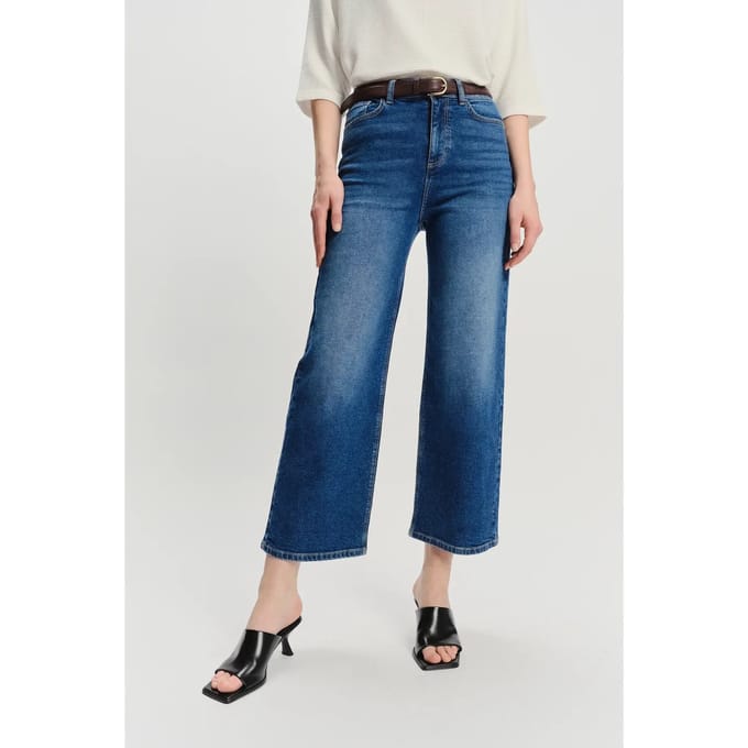 Vrouwen wide leg jeans Greenpoint