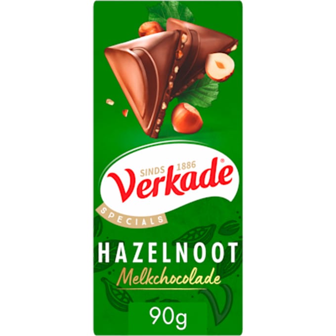 Hazelnoot/melk chocoladereep