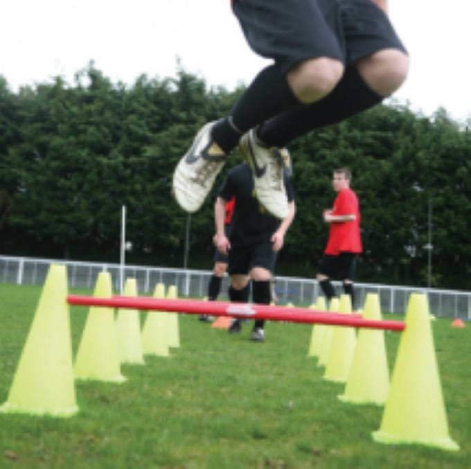 Agility Set 5 stokken en 10 pionnen