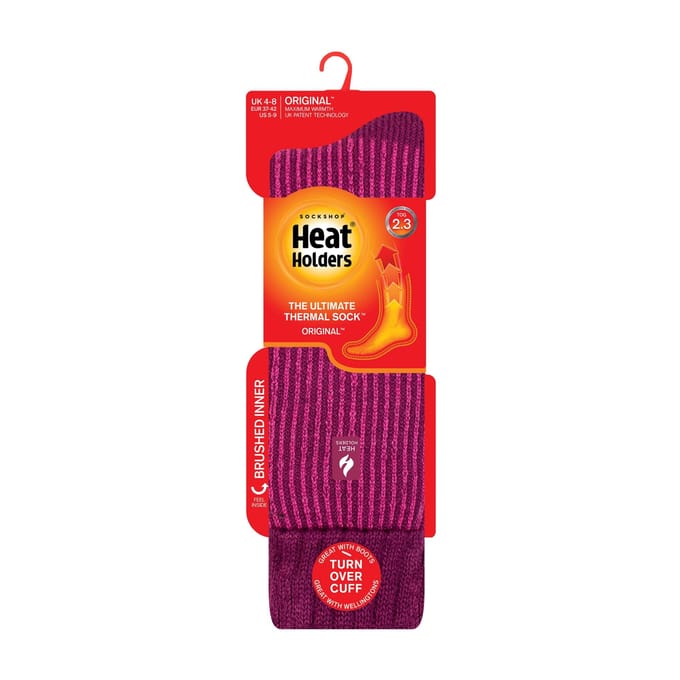 Dames Multikleur Gestreepte Patroon Lange Wellington Boot Thermosokken