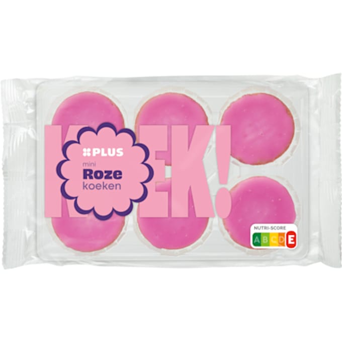 Mini roze koeken