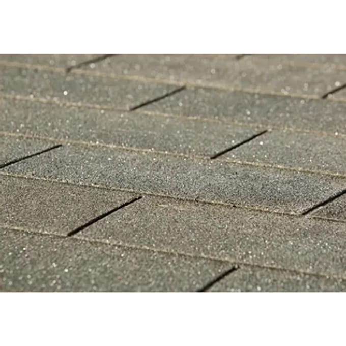 Weka Dakshingles Rechthoek Antraciet 3m²