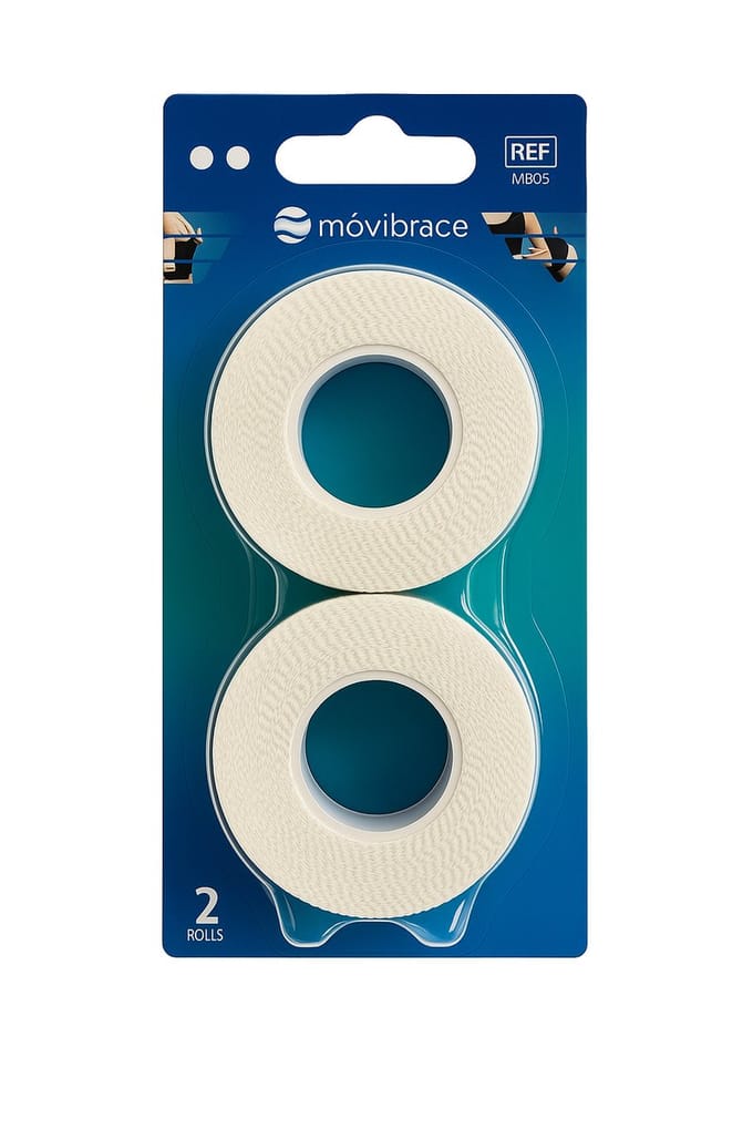 Mövibrace - Sporttape - Wit - Small - Niet-Elastisch - Stevige Fixatie
